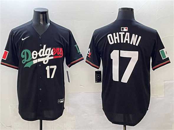 Men's Los Angeles Dodgers #17 Shohei Ohtani Black Mexico Flag Limited Stitched Jersey,We sell and wholesale Men's Los Angeles Dodgers #17 Shohei Ohtani Black Mexico Flag Limited Stitched Jersey on line form chian!